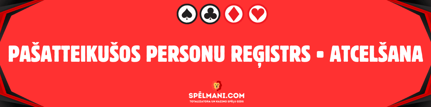 Pašatteikušos personu reģistrs atcelšana